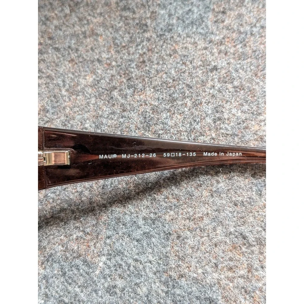 Maui Jim Navigator MJ 212-26 Brown Wrap Sunglasses Frames 59-18 135